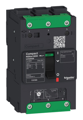 Силовой автомат Schneider Electric Compact NSXm, 16кА, 3P, 160А