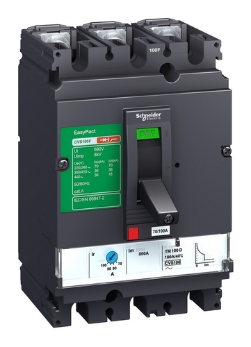 Силовой автомат Schneider Electric EasyPact CVS 160, MA, 36кА, 3P, 100А