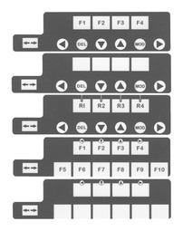 ЛИСТ С МАРКИРОВКОЙ КЛ.ДЛЯ XBT RT500