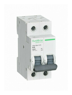 Автоматический выключатель Systeme Electric City9 Set 2P 10А (B) 4.5кА, C9F14210