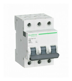 Автоматический выключатель Systeme Electric City9 Set 3P 10А (B) 4.5кА, C9F14310